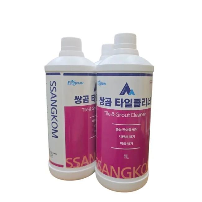 쌍곰 타일클리너 1L 줄눈 백화제거용 세척제 제품